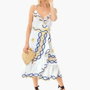 Rik Rak Wrap Dress by Juliet Dunn - Tuckernuck NWT